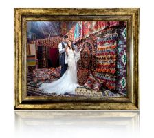 3D Wedding Photo Canvas Print
