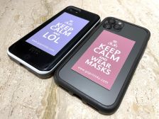 Antibacterial mobile phone back sticker Set 4