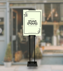 Economical Double-Sided Display H Stand